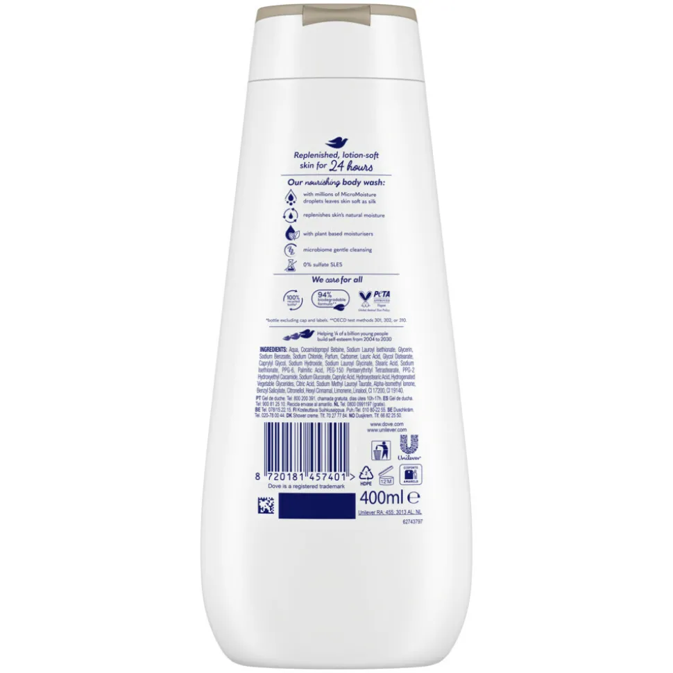 Dove Douchecrème Nourishing Silk 400 ml