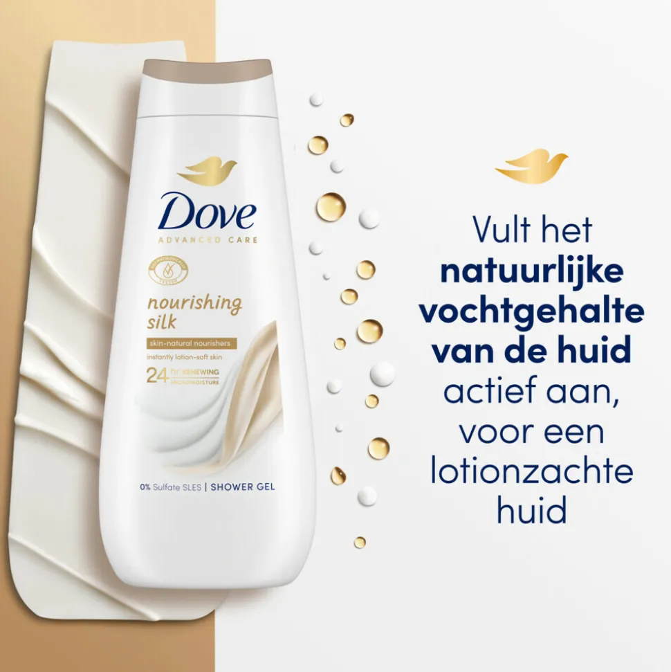 Dove Douchecrème Nourishing Silk 600 ml
