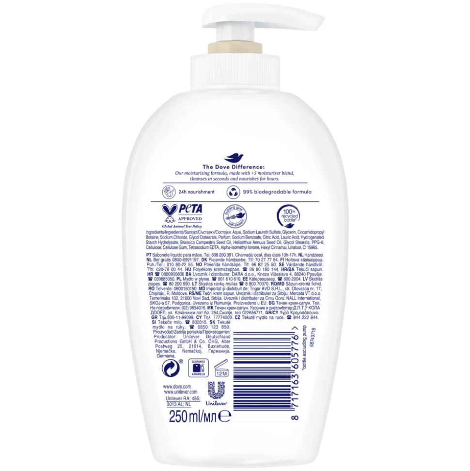 Dove Handzeep Nourishing Silk 250 ml