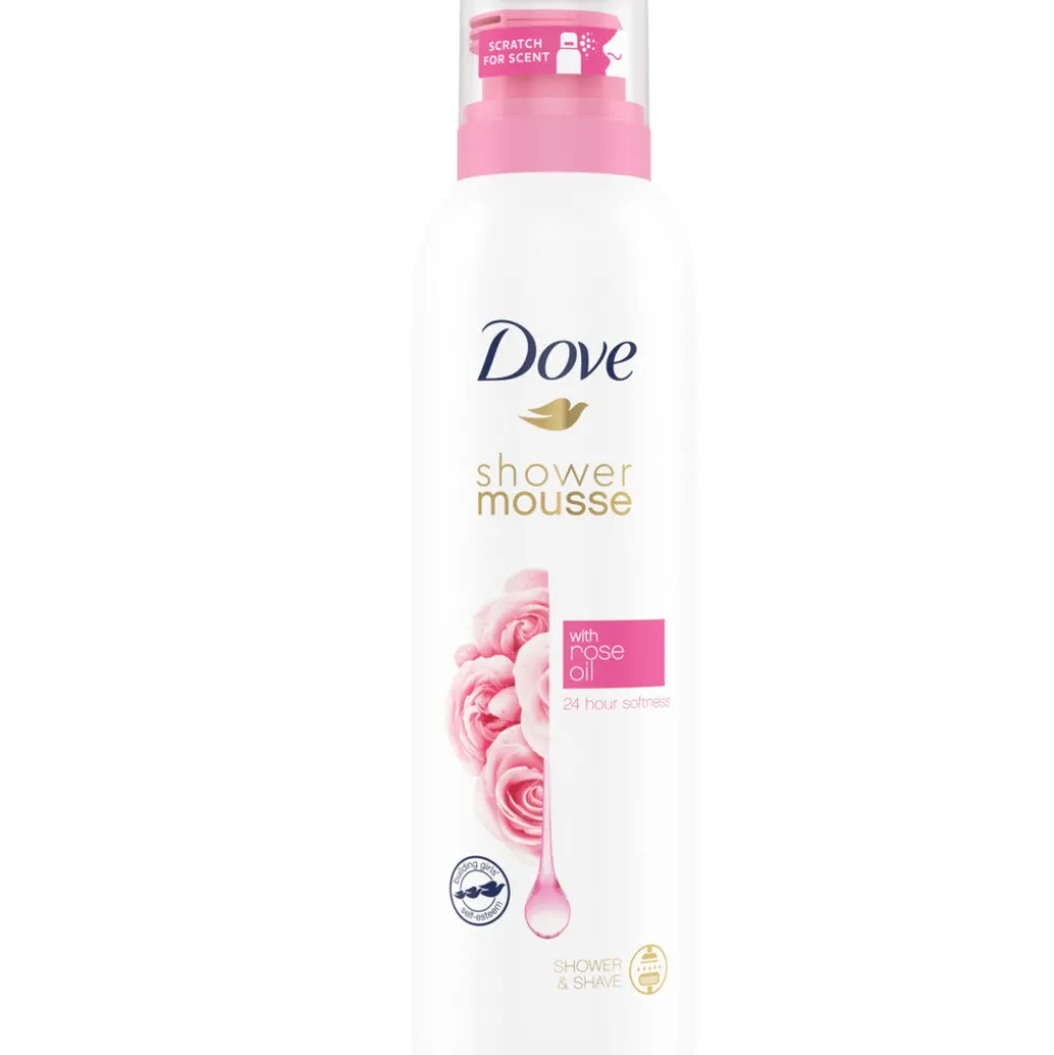 Dove Shower Foam Rose Oil 200 ml