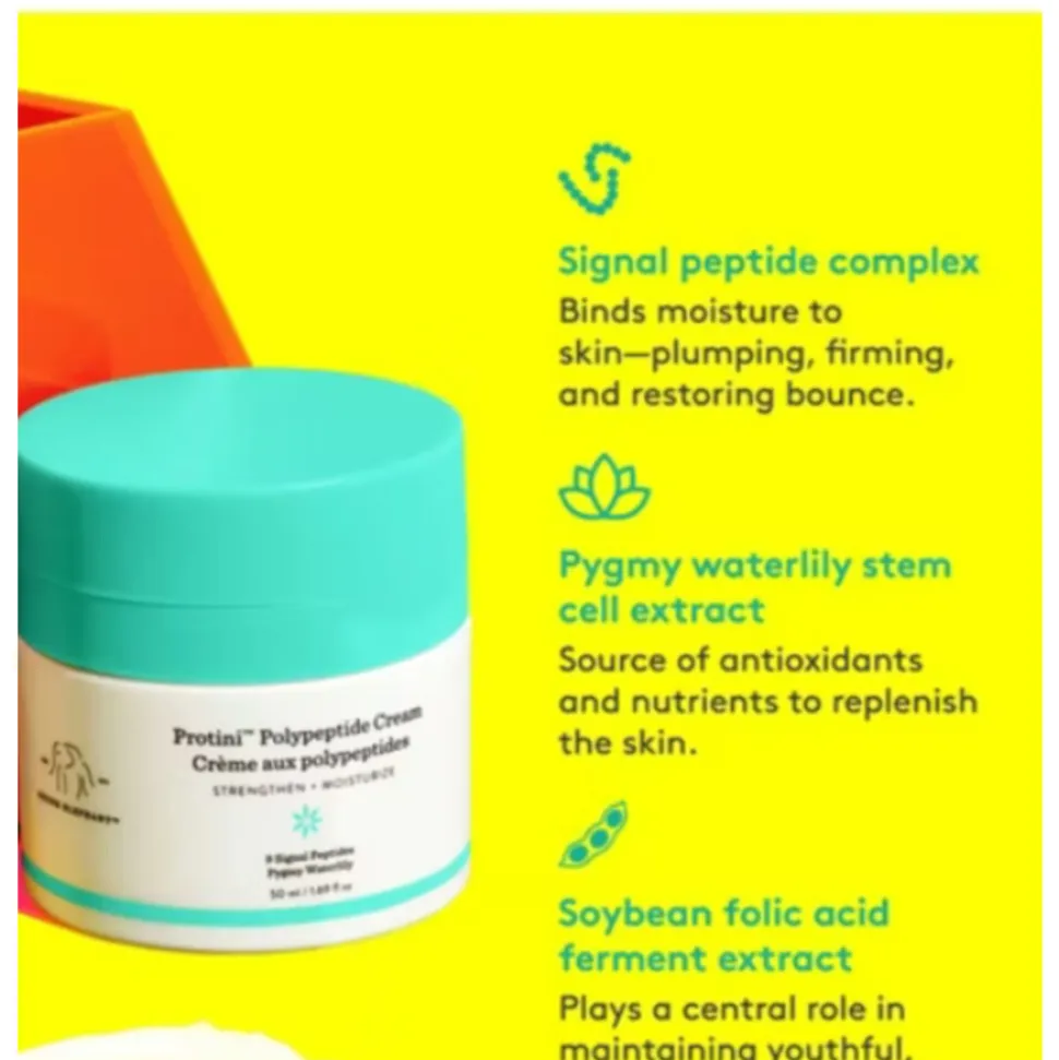 Drunk Elephant Protini Polypeptide Cream Gezichtscrème 50 ml