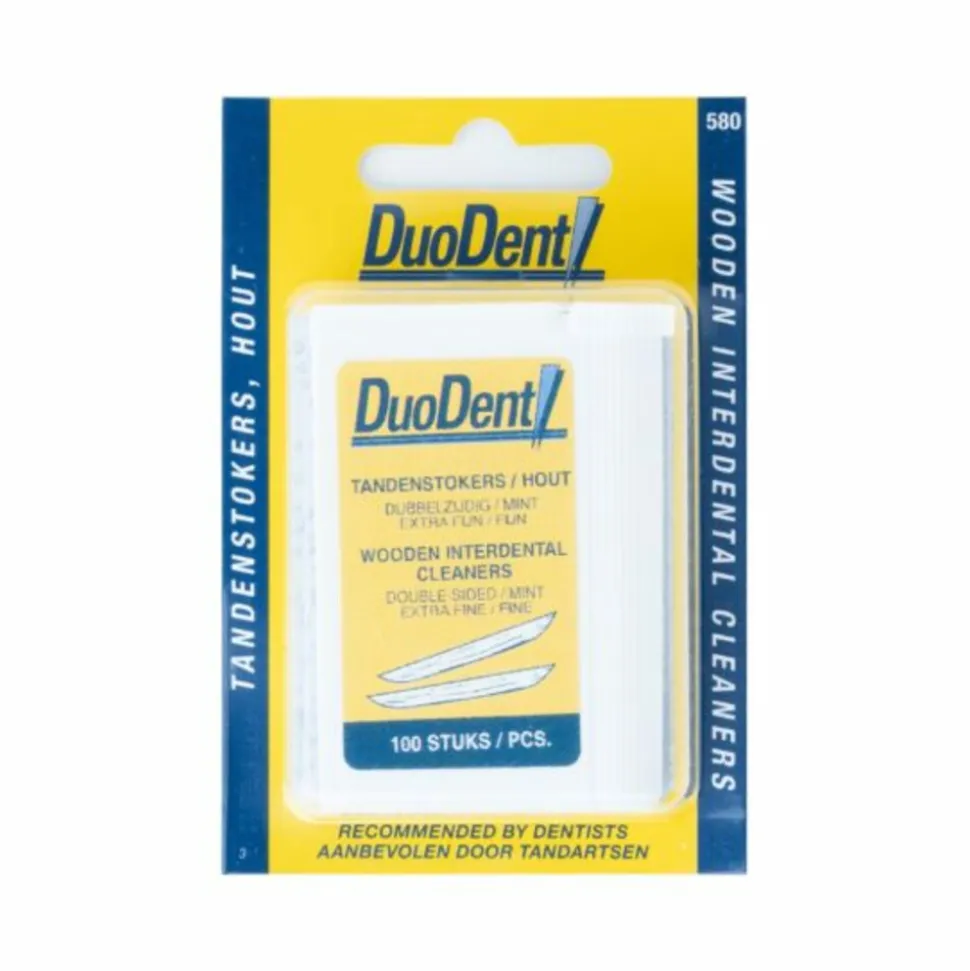 Duodent Houten Tandenstokers 580 100 stuks