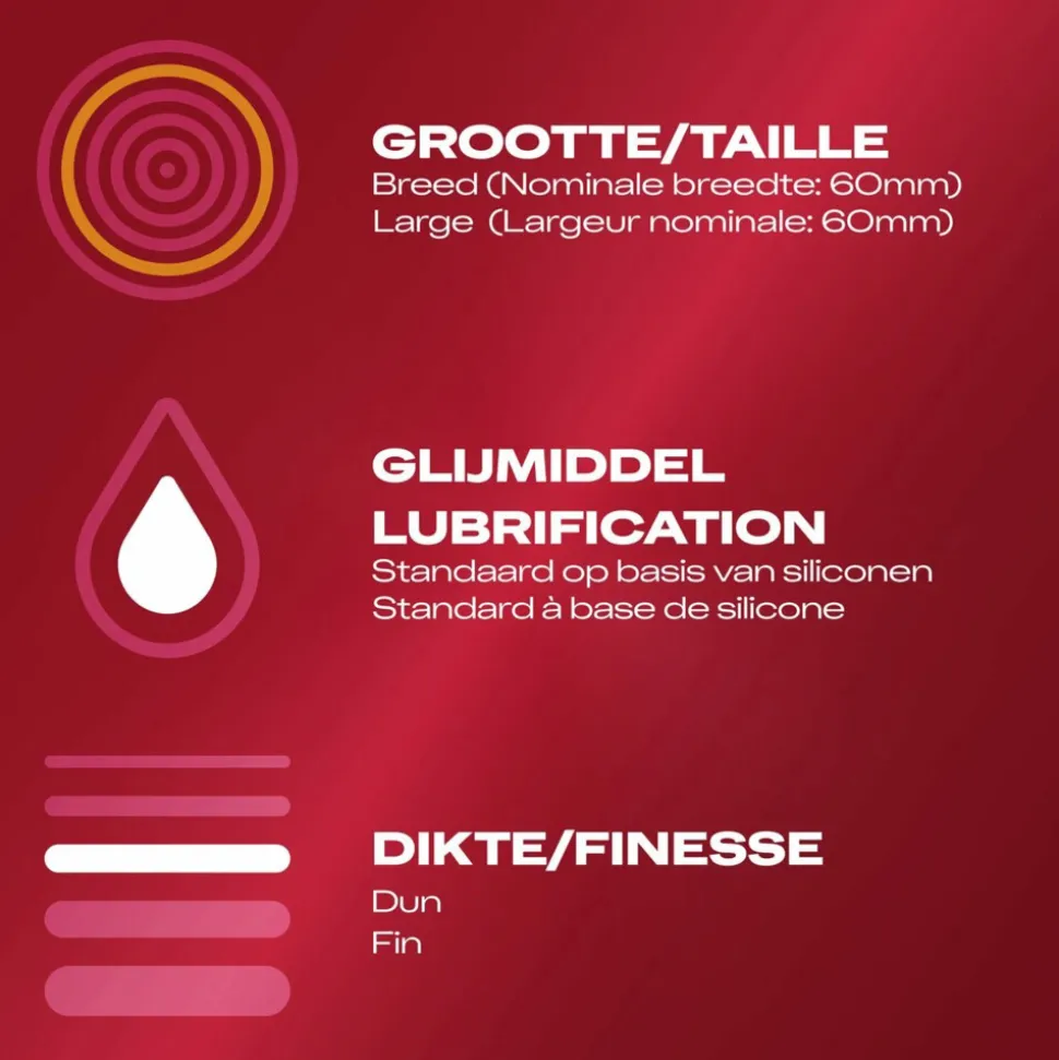 Durex - Love Condoooms 6 stuks & Thin Feel Condooms 10 stuks - Pakket