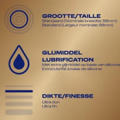 Durex - Nude Extra Lube Condooms 10 stuks & Thin Feel extra Lube 10 stuks - Pakket