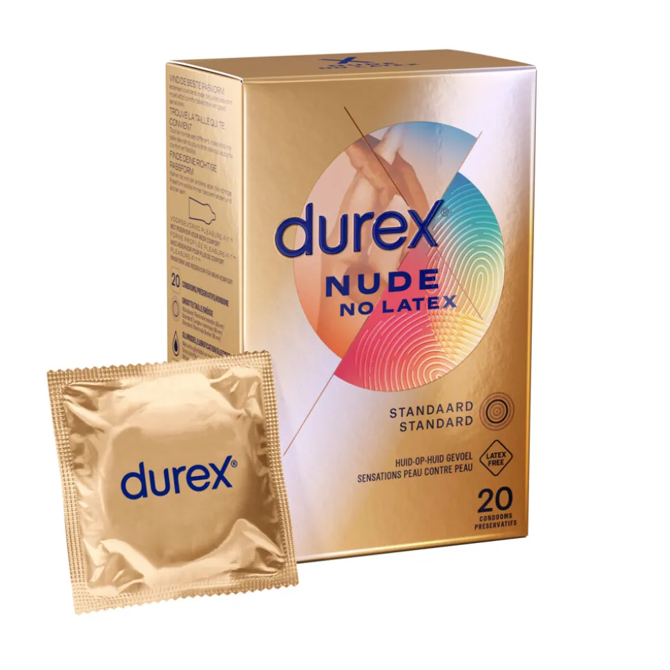Durex Condooms Nude Latex Vrij 20 stuks