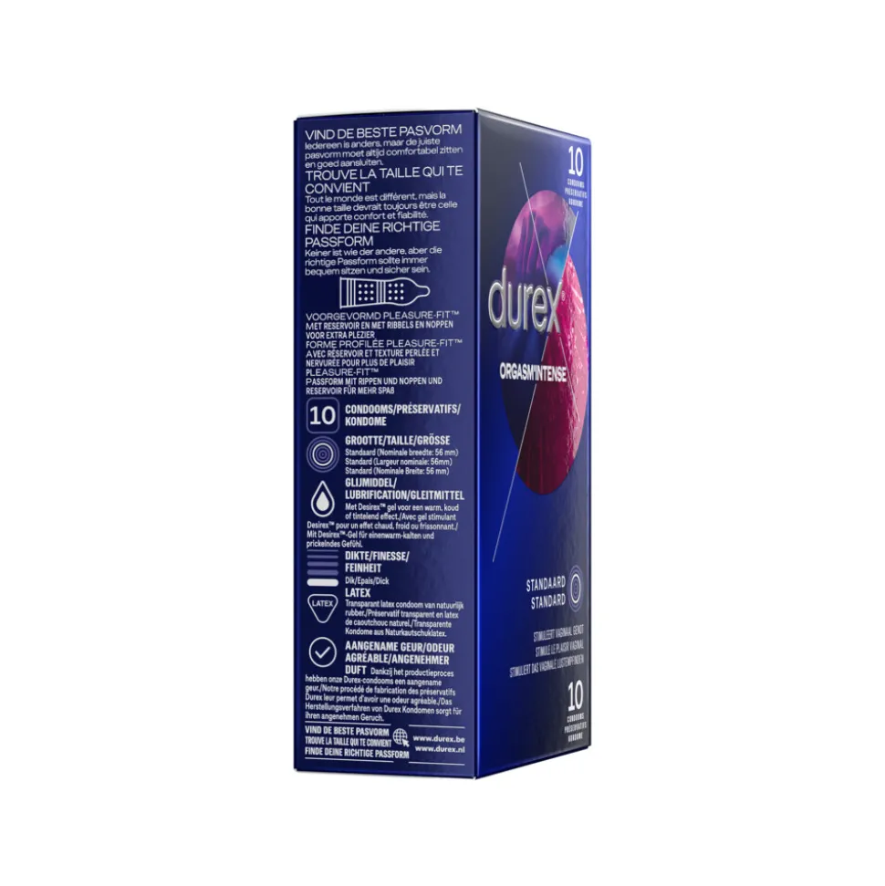 Durex Condooms Orgasm' Intense 10 stuks