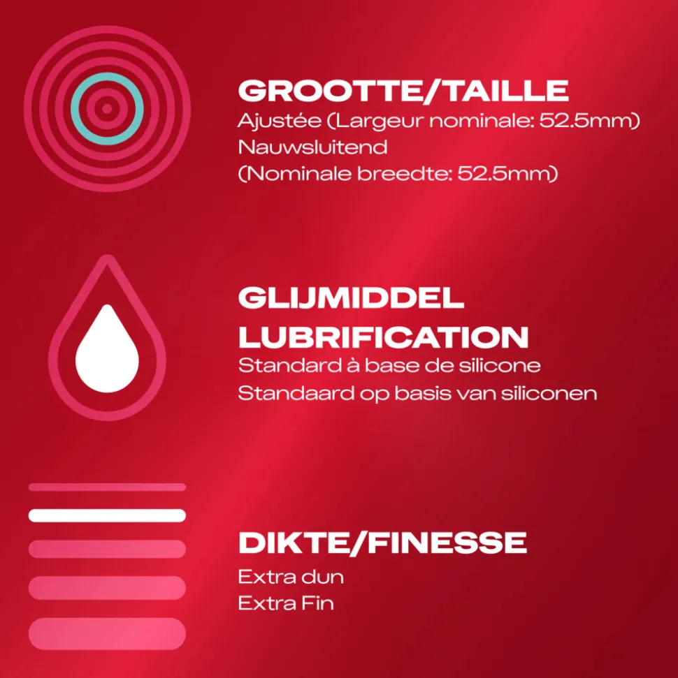 Durex Condooms Thin Feel Close Fit 10 stuks