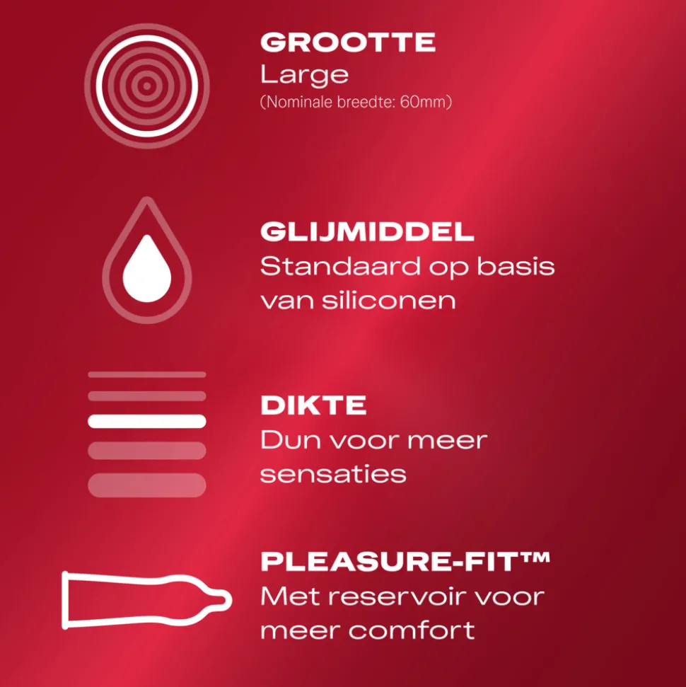 Durex Condooms Thin Feel XL 10 stuks