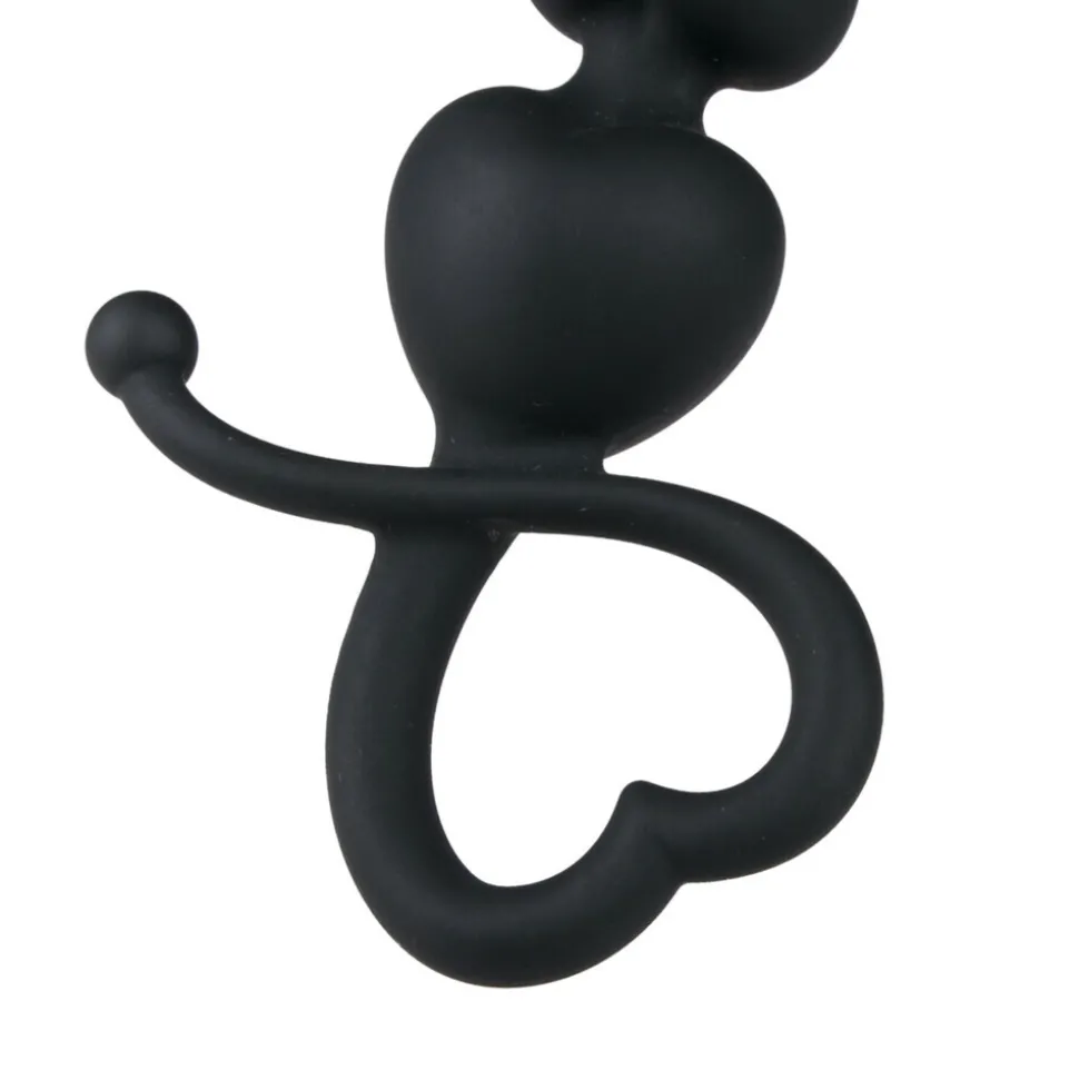Easytoys Anaal Kralen met Hartje Zwart