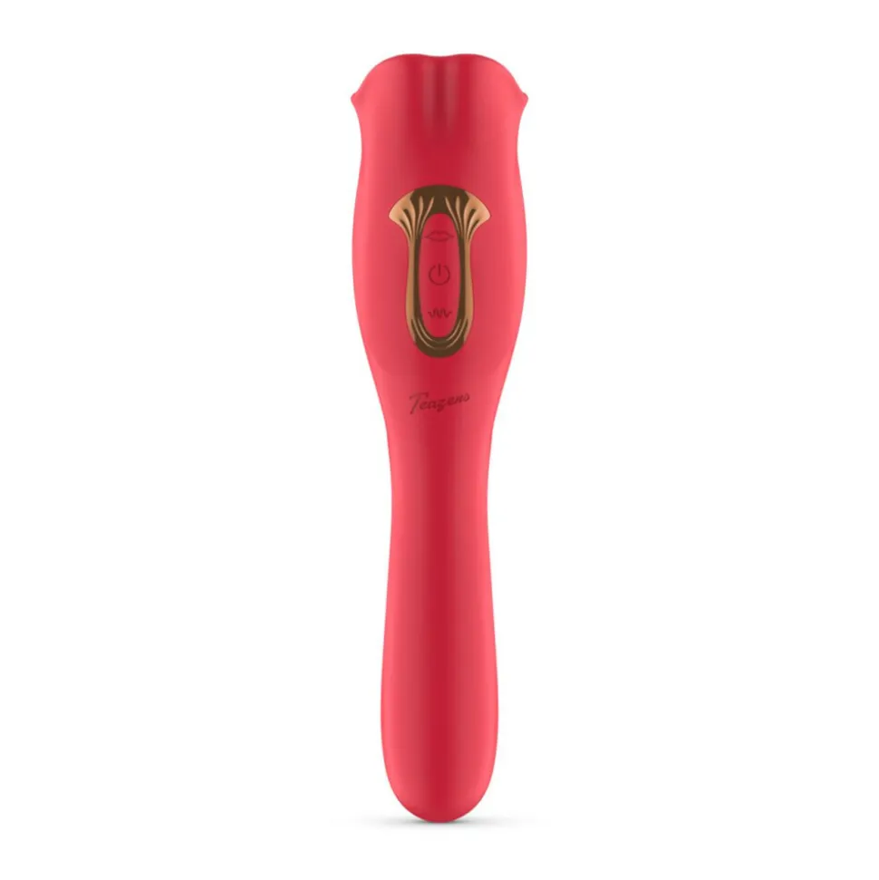 Easytoys Clitoris Vibrator met Likkende Tong The Rose