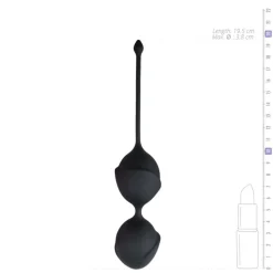 Easytoys Dubbele LoveBalls Zwart 1 set