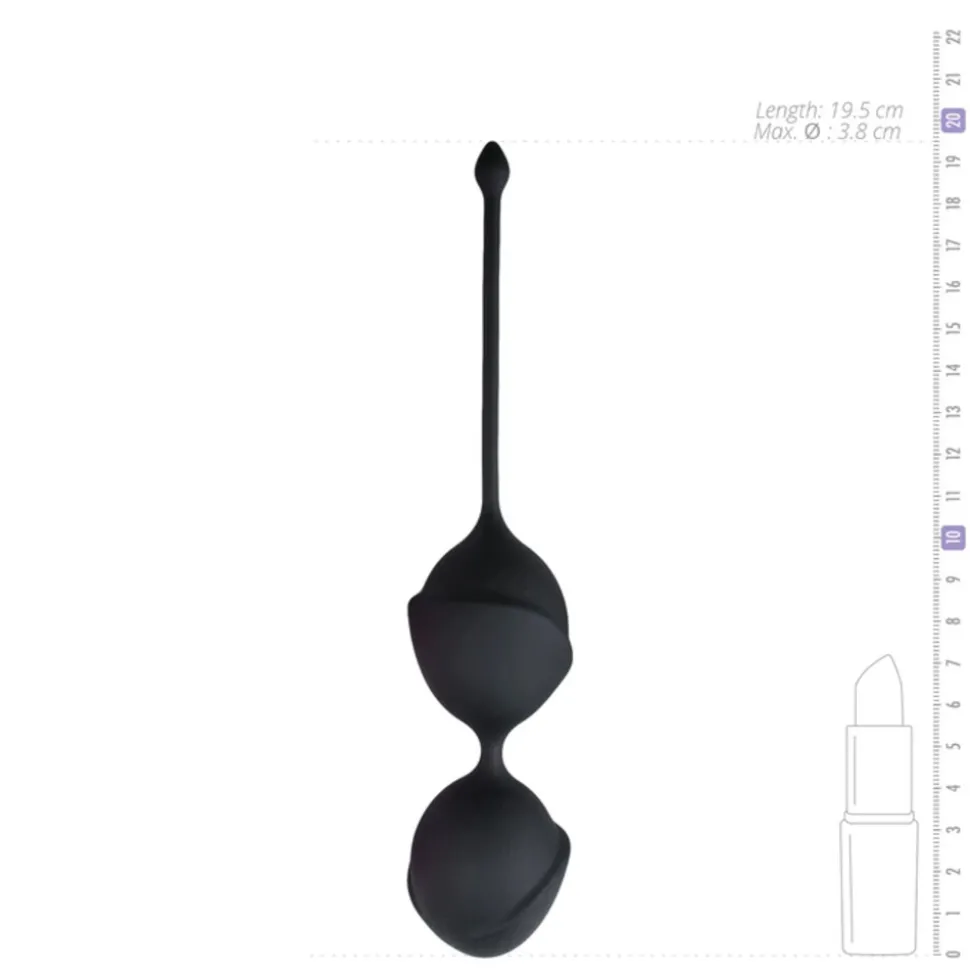 Easytoys Dubbele LoveBalls Zwart 1 set