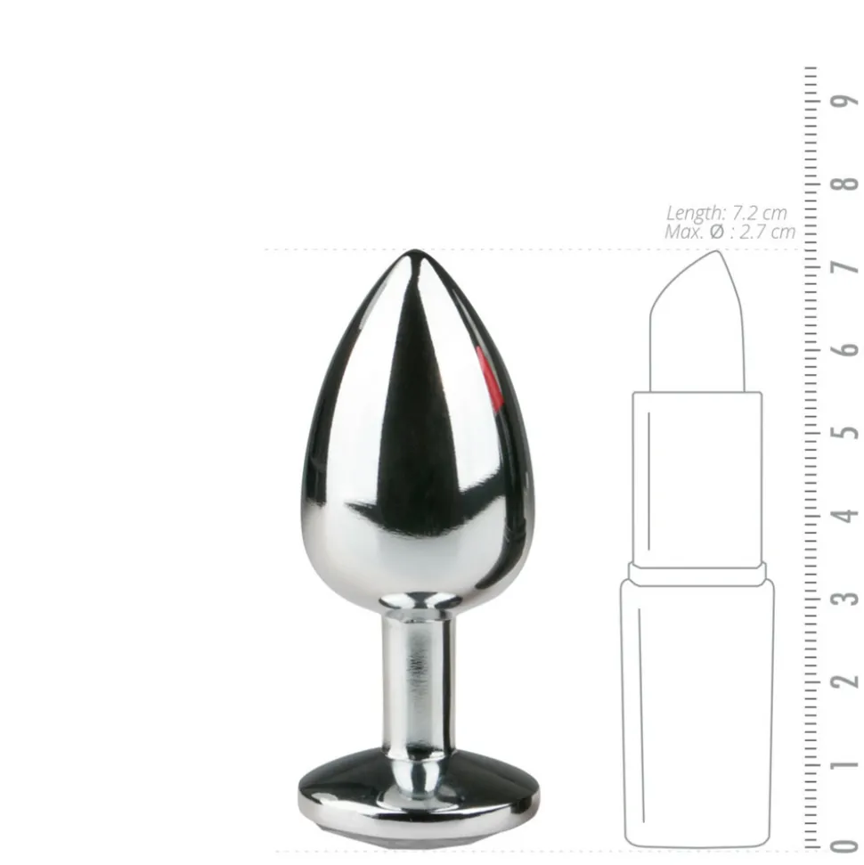 Easytoys Metalen Buttplug Zilver