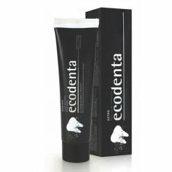 Ecodenta Tandpasta Extra Whitening Black Houtskool 100 ml