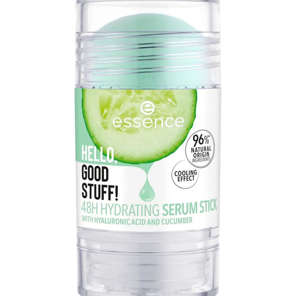 essence Hello, Good Stuff! 48h Hydrating Serum Stick Hyaluronic Acid & Cucumber 30 gr