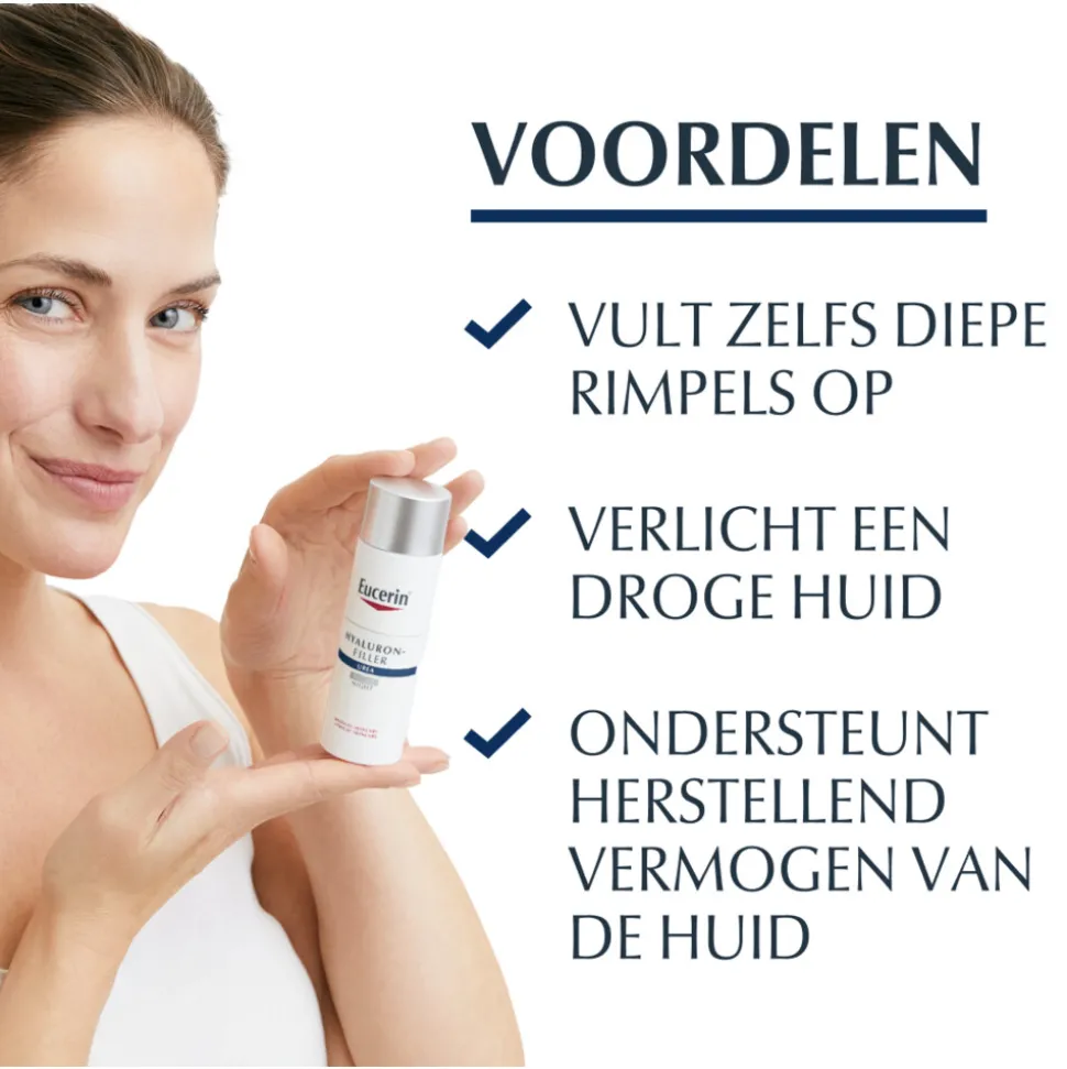 Eucerin Hyaluron-Filler Nachtcréme Extra Rijk 50 ml
