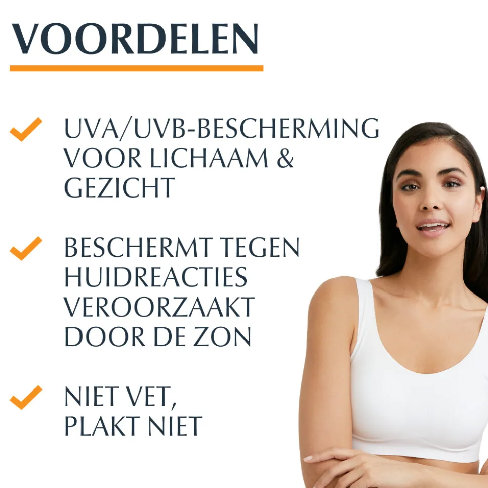 Eucerin Sun PLE Protect Sun Gel-Crème Gezicht en Lichaam SPF 50 150 ml