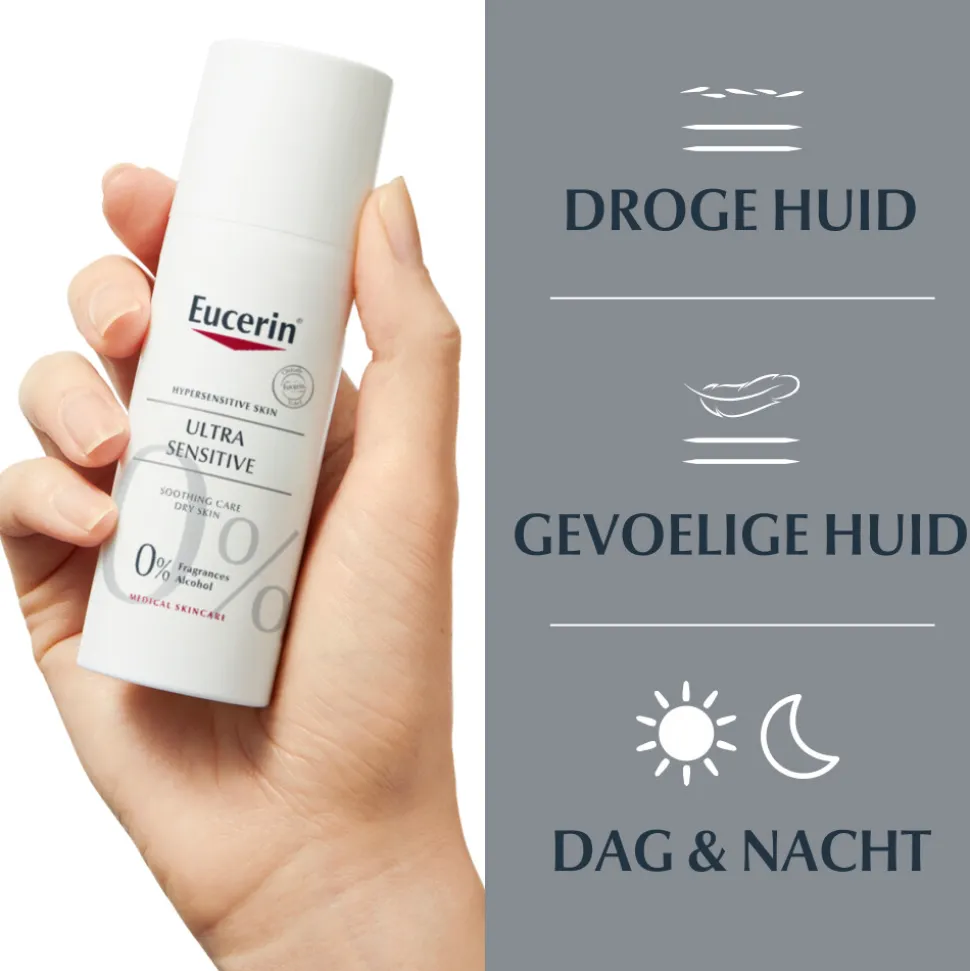 Eucerin UltraSENSITIVE Kalmerende Crème Droge Huid 50 ml