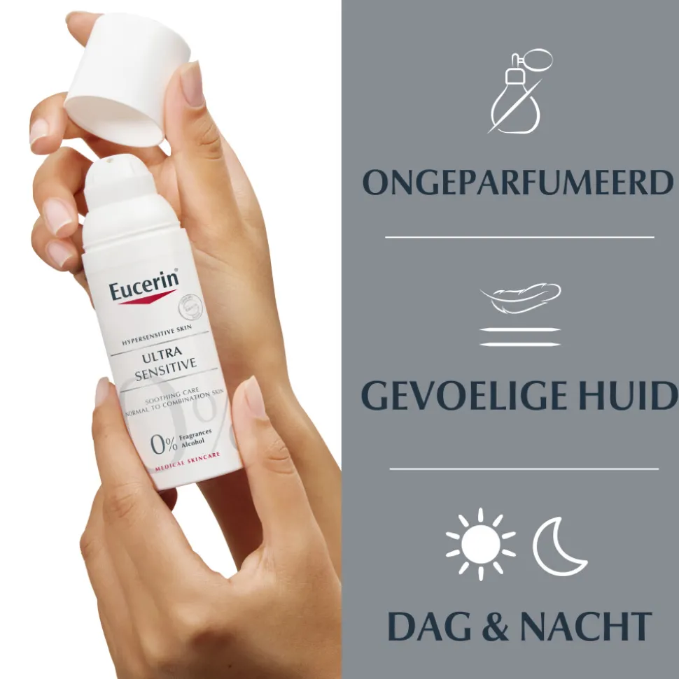 Eucerin UltraSENSITIVE Kalmerende Crème Normale tot Gemengde Huid 50 ml