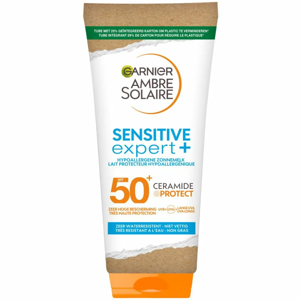 Garnier Ambre Solaire Sensitive Expert+ Zonnebrandmelk SPF 50+ Ceramide Protect 175 ml