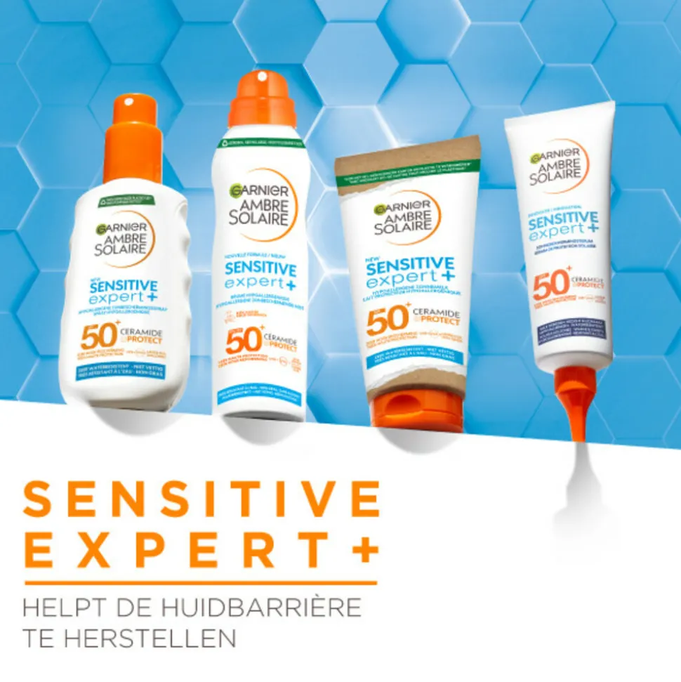 Garnier Ambre Solaire Sensitive Expert+ Kids Zonnebrandspray SPF 50+ 150 ml