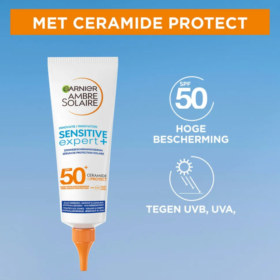 Garnier Ambre Solaire Sensitive Expert+ Zonbeschermingsserum SPF 50+ 125 ml
