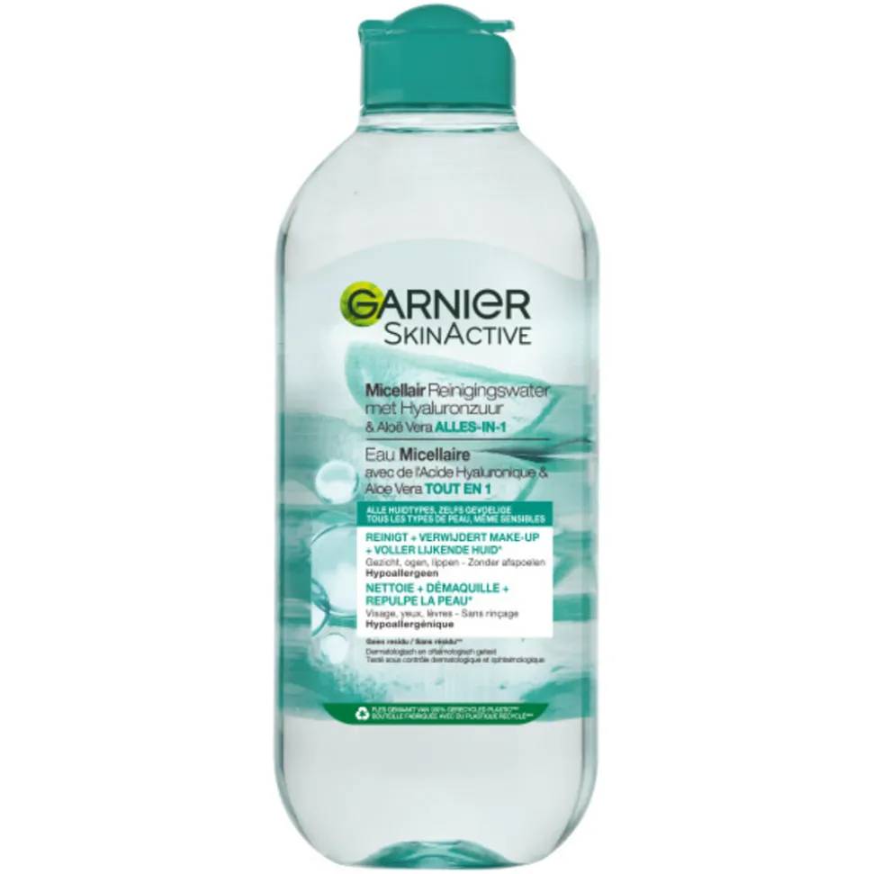Garnier SkinActive Hyaluronzuur Aloë Vera Micellair Reinigingswater 400 ml