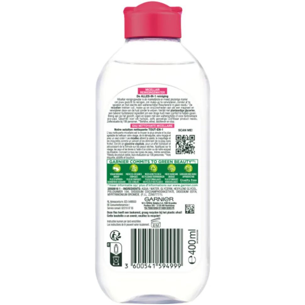 Garnier SkinActive Micellair Reinigingswater voor Droge Huid 400 ml