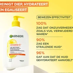 Garnier SkinActive Vitamine C Glow Booster Gezichtsreiningsgel 250 ml