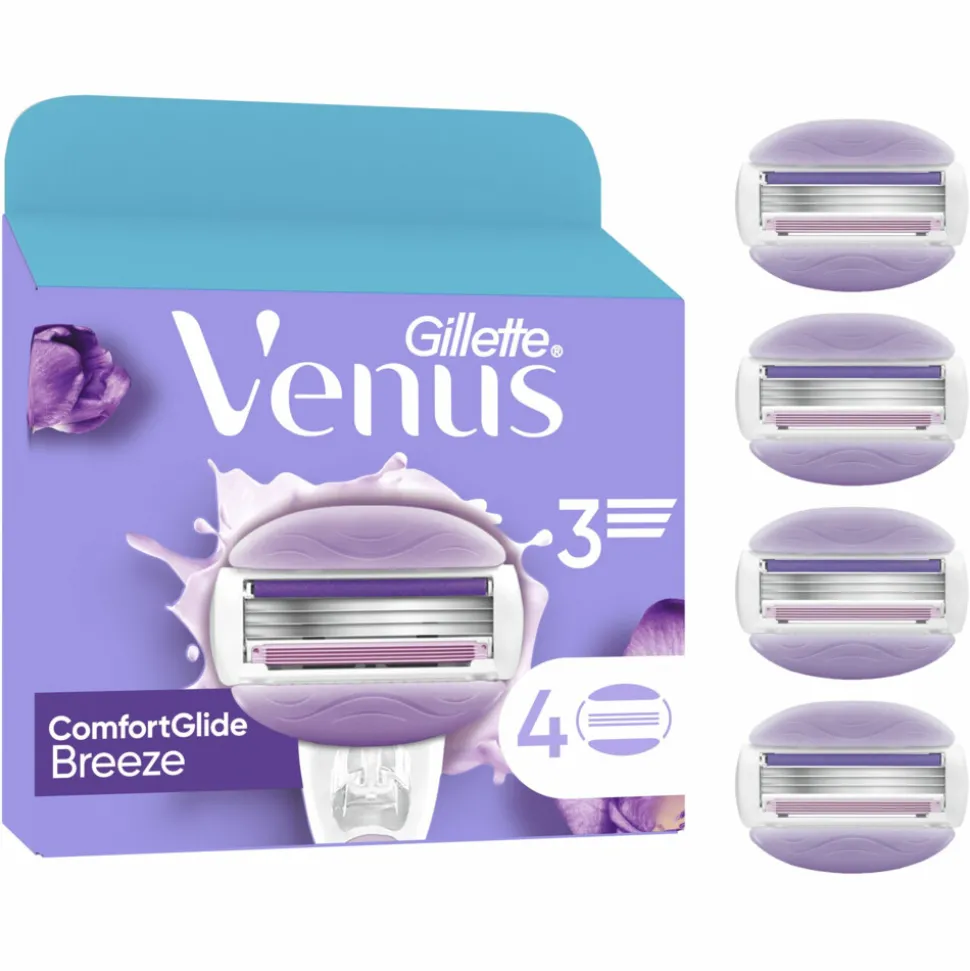 Gillette Venus Scheermesjes ComfortGlide Breeze 4 stuks