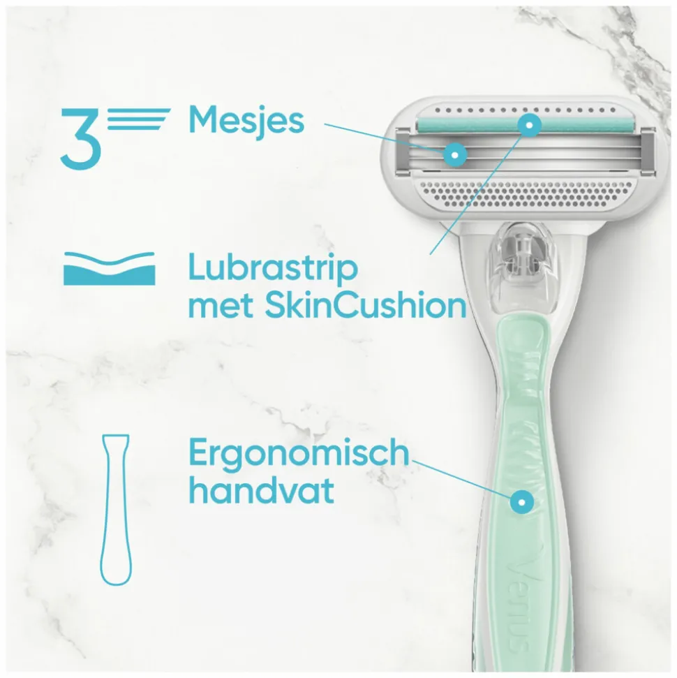 Gillette Venus Scheersysteem Smooth Sensitive 1 set