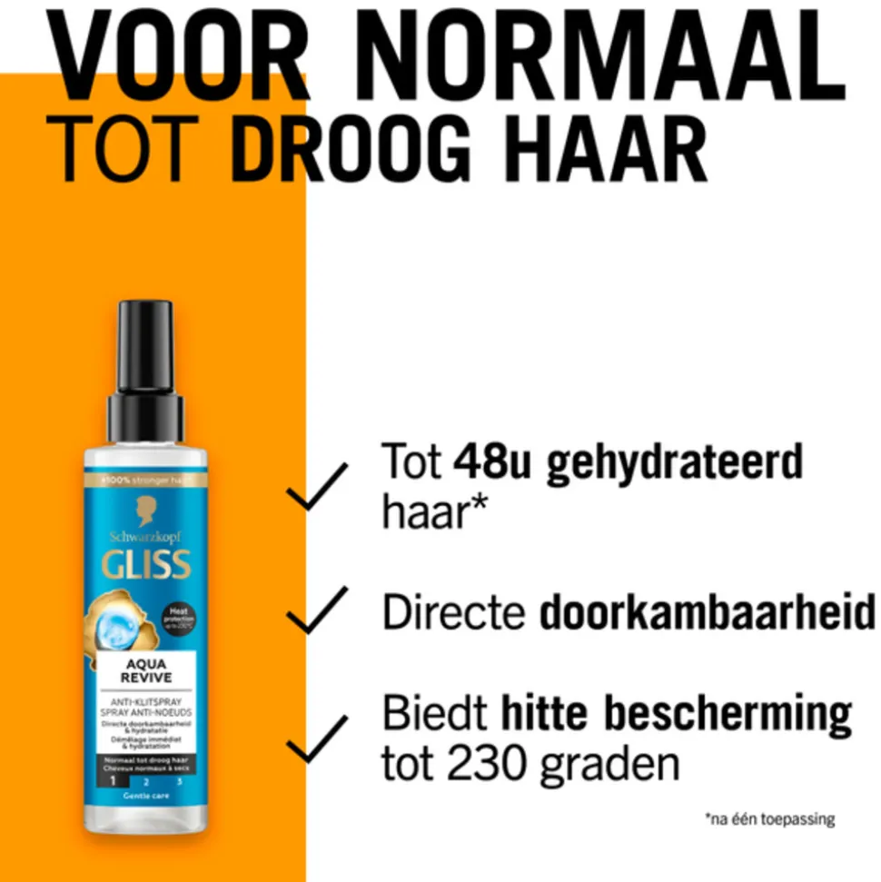 Gliss Aqua Revive Anti-Klit Spray 200 ml
