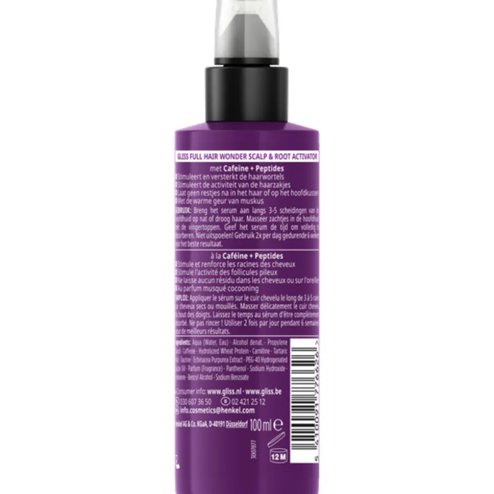 Gliss Hoofdhuid Serum Full Hair Wonder 100 ml