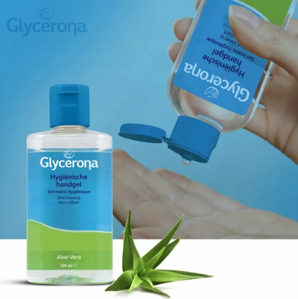 Glycerona Hygiënische Handgel Aloë Vera 100 ml