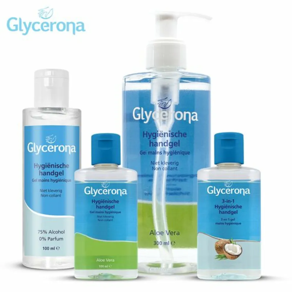 Glycerona Hygiënische Handgel Aloë Vera 100 ml