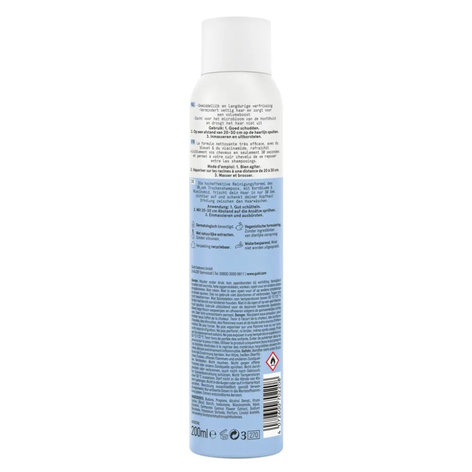 Guhl Droogshampoo Volume en Frisheid 30 sec 200 ml