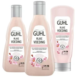 Guhl Rijke Voeding - Shampoo 2 x 250 ml & Conditioner 1 x 200 ml - Pakket