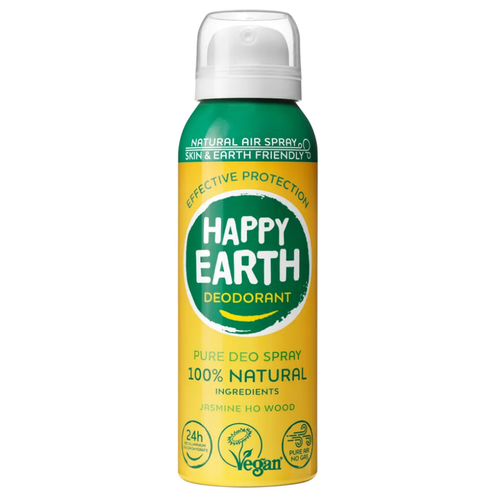 Happy Earth 100% Natuurlijke Deodorant Air Spray Jasmine Ho Wood 100 ml