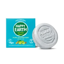 Happy Earth 100% Natuurlijke Shower Bar Cedar Lime 90 gr
