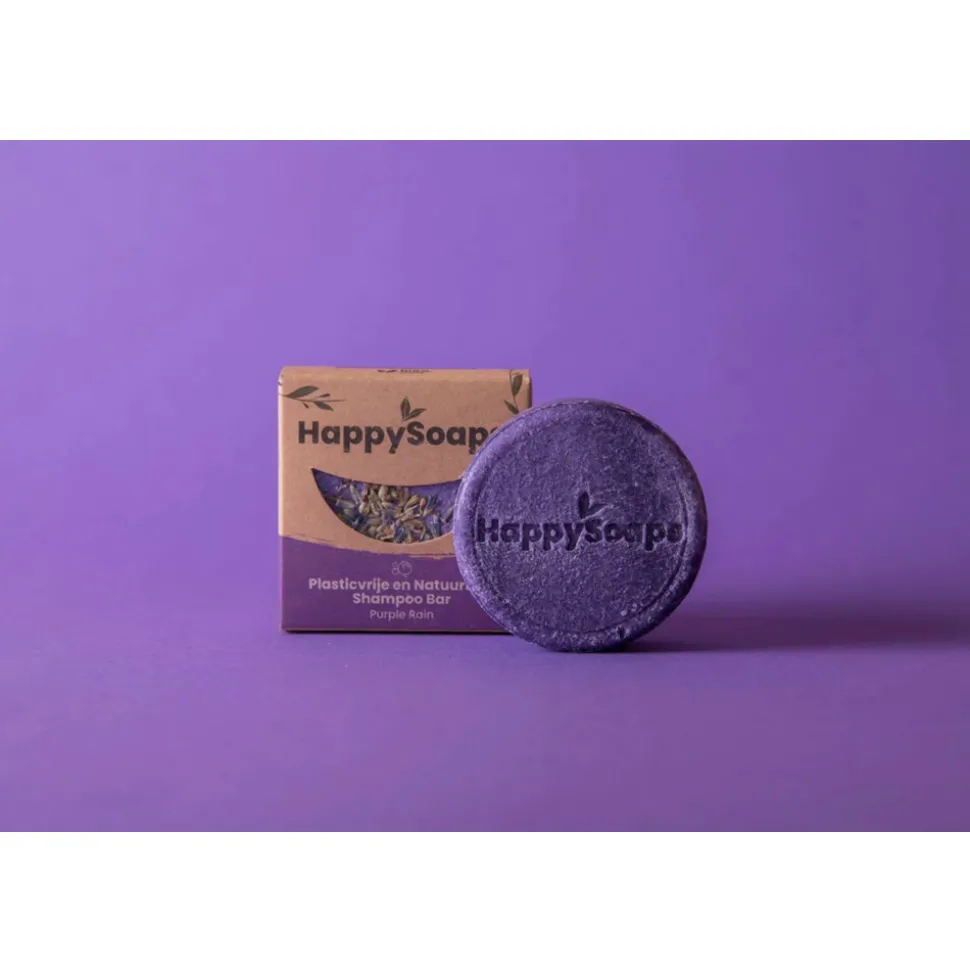 HappySoaps Shampoo Bar Purple Rain 70 gr