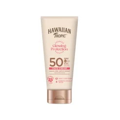 Hawaiian Tropic Zonnebrand Glowing Protection Face Cream SPF 50 50 ml
