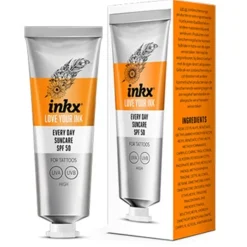 Inkx Tattoo Verzorging Everyday Zonnebrand crème SPF 50 50 ml