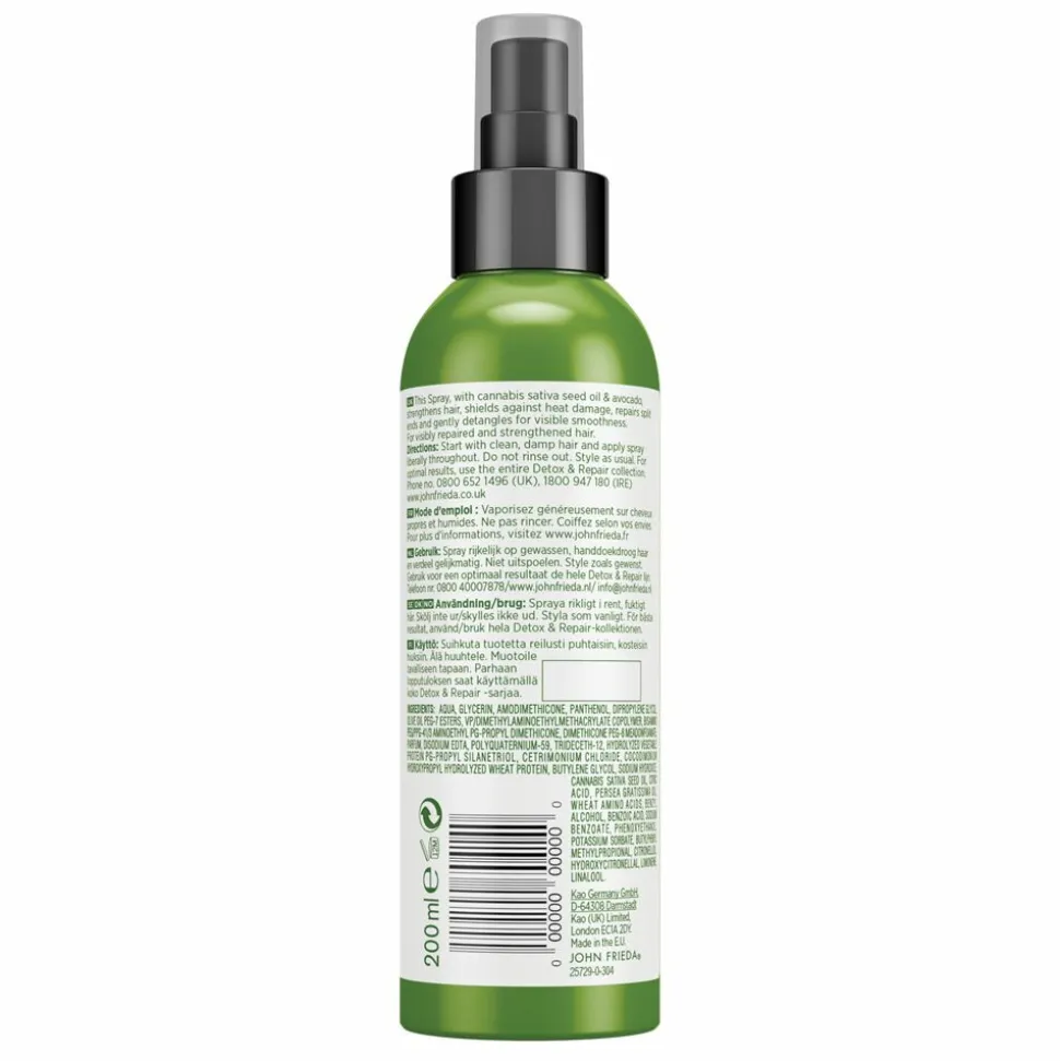 John Frieda Detox & Repair Protect Spray 250 ml