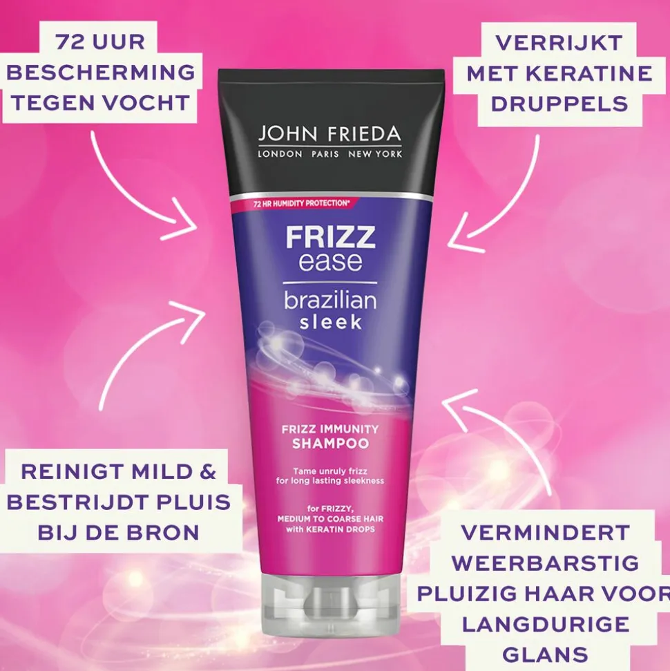 John Frieda Frizz Ease Brazilian Sleek Shampoo 250 ml
