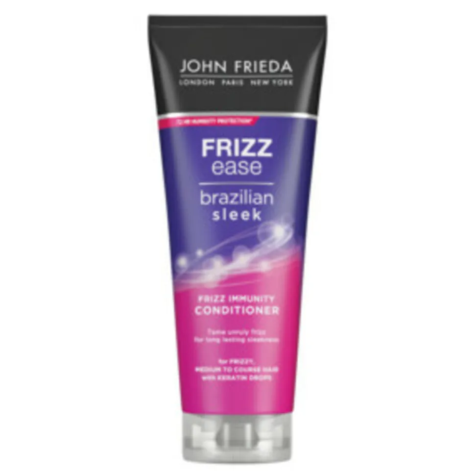 John Frieda Frizz Ease Brazillian Sleek - Shampoo 1x 250 ml & Conditioner 1x 250 ml - Pakket