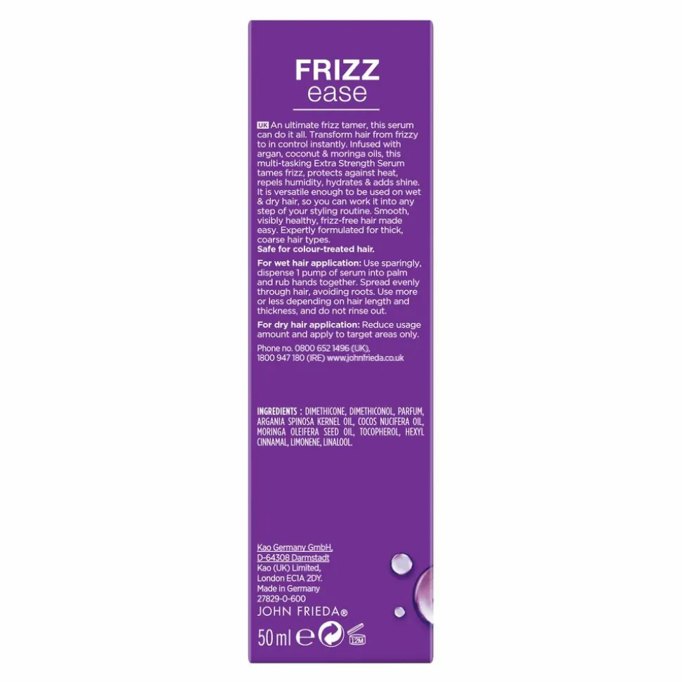 John Frieda Frizz Ease Extra Strength Serum 50 ml