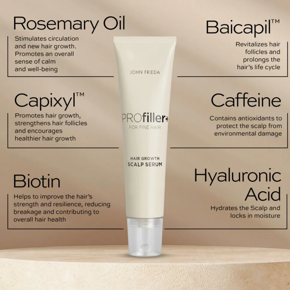 John Frieda PROfiller+ Thickening Hair Density Scalp Serum 50 ml