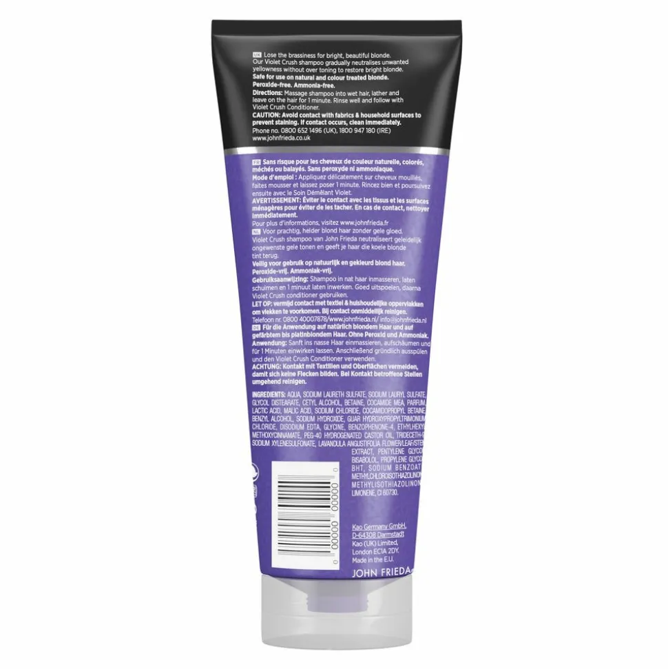 John Frieda Violet Crush Shampoo Purple 250 ml