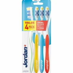Jordan Tandenborstel Total Clean Soft 4-pack 4 stuks