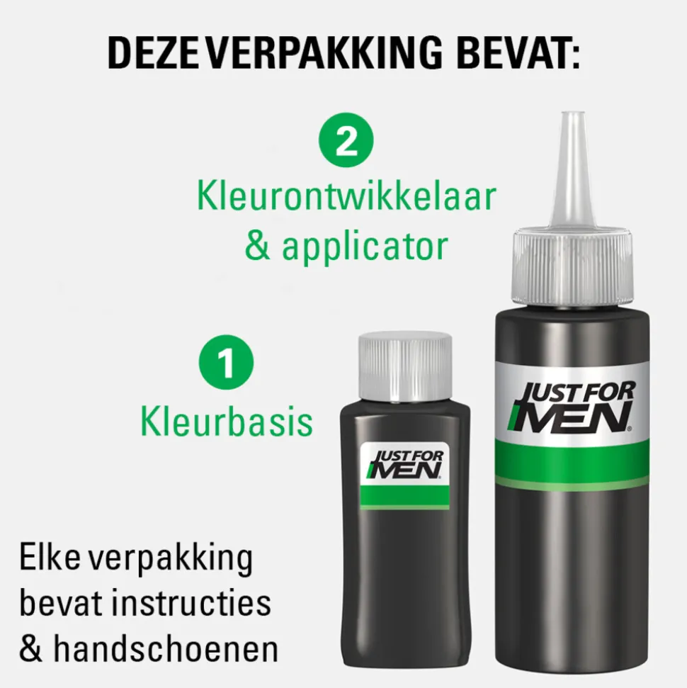 Just for Men Haarkleuring Donkerbruin H45 1 set